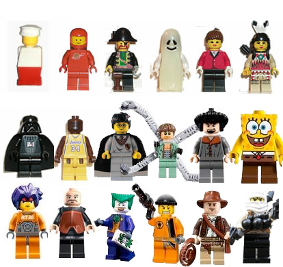 Cheap Personalized on 30 Years Of Lego Mini Figures   Custom Lego Minifigures