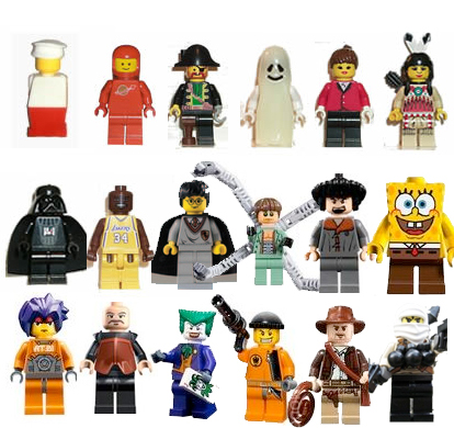 most popular lego minifigures