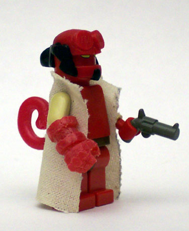 hellboy Lego custom minifig by unknown