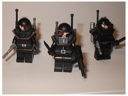 Jasbrick custom minifigs the Corporation Mad Dog Hvy Inf Kill Team