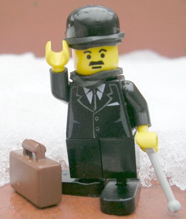Lego Charlie Chaplin custom minifig by mijasper