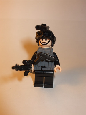 The corporation custom minifigs