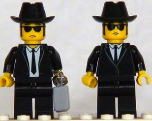 Blues brothers custom minifigs by shmails