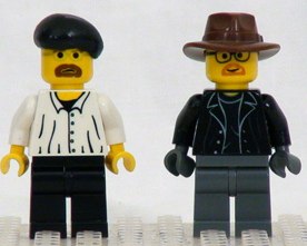 Myth Busters Jamie and Adam custom minifig by shmails