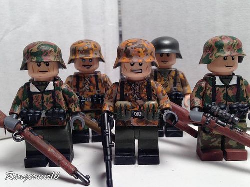 WW2 Custom allemand mini figures 