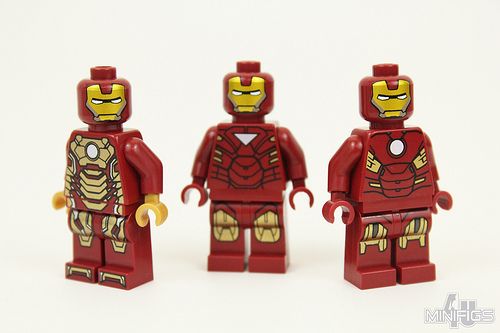 Ironman Satellite Superhero Printed On LEGO Parts Custom Designed Minifigure 