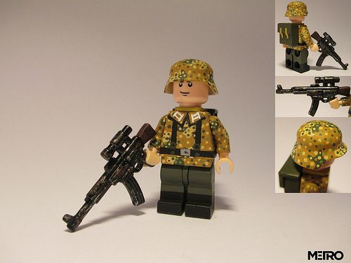 BrickArms StG 44 Vampir Rifle Black for Minifigures German WWII Soldier NEW! 