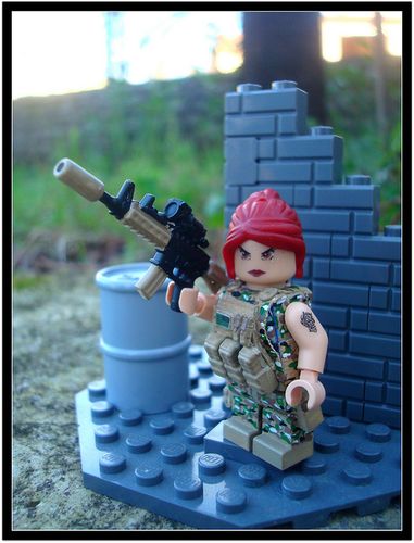 Special Ops Girl Custom Minifigure