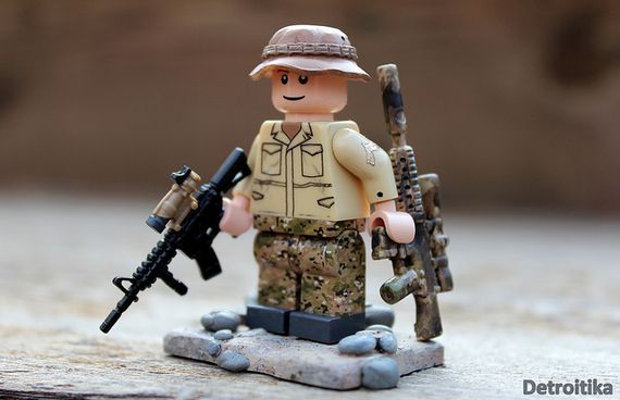 Marine Scout Sniper Minifigure Marine Scout Sniper Custom Minifigure