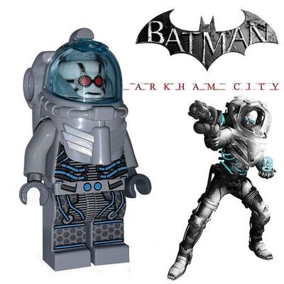 Mr Freeze Arkham City Custom Minifigure | Custom LEGO Minifigures