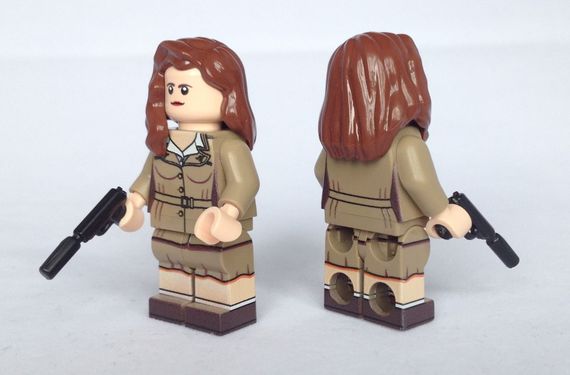 Agent Carter BrickUltra Custom Minifigure