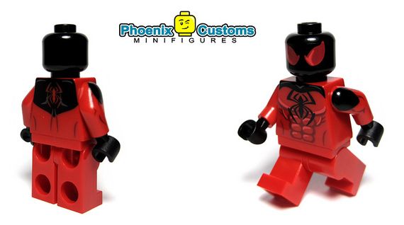 Crimson Arachnid Custom Minifigure
