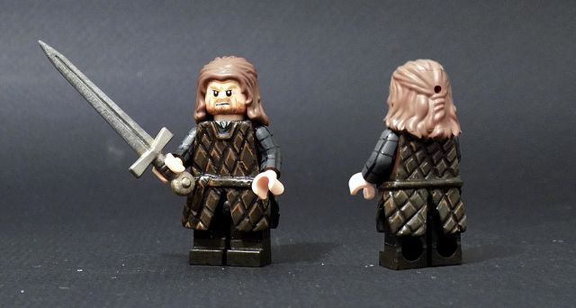 Lord Eddard Ned Stark Custom Minifigure