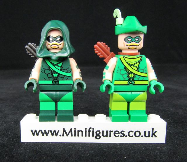 CyclopsBricks Campy Quiver & Verde Vigilante Custom Minifigures