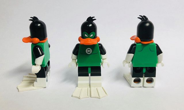Diamond Custom Bricks Emerald Duck Custom Minifigure