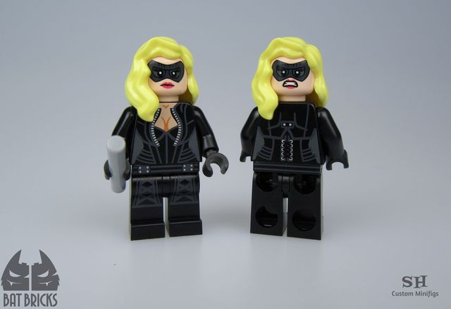 SH Minifigs x Bat Bricks Blonde Vigilante V2 Custom Minifigure