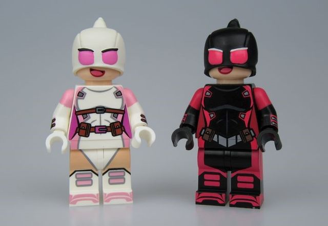 **NEW** LEGO Custom Printed GWENPOOL Deadpool Minifigure 