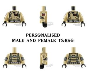 FST Personalised Ghostbuster Torsos | Custom LEGO Minifigures