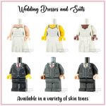 LEGO Wedding Dresses and Suits